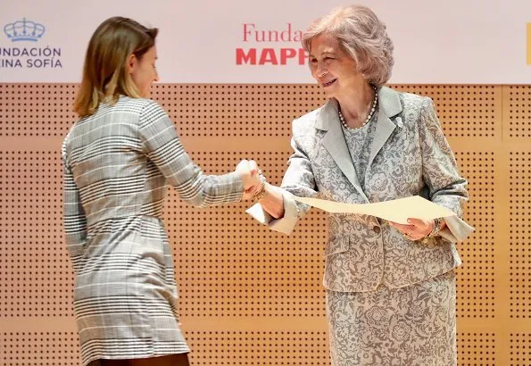 Queen Sofia and Infanta Elena attended scholarship presentation ceremony of the Reina Sofia Foundation