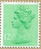 Rainha Elizabeth II - 12½ P Rainha Elizabeth II - 12½ P