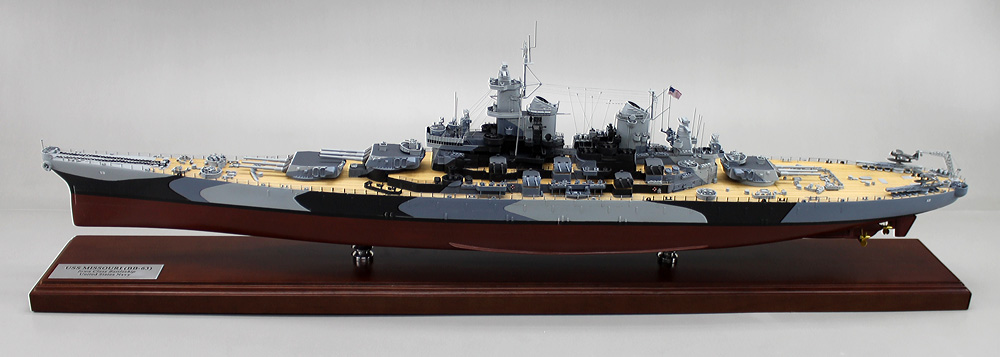 SD Model Makers: USS Missouri Battleship Model