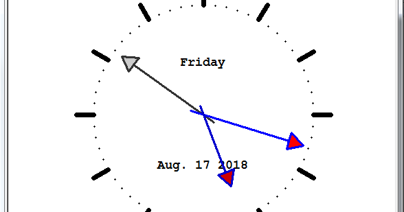 Creating a Realtime Clock using Python program
