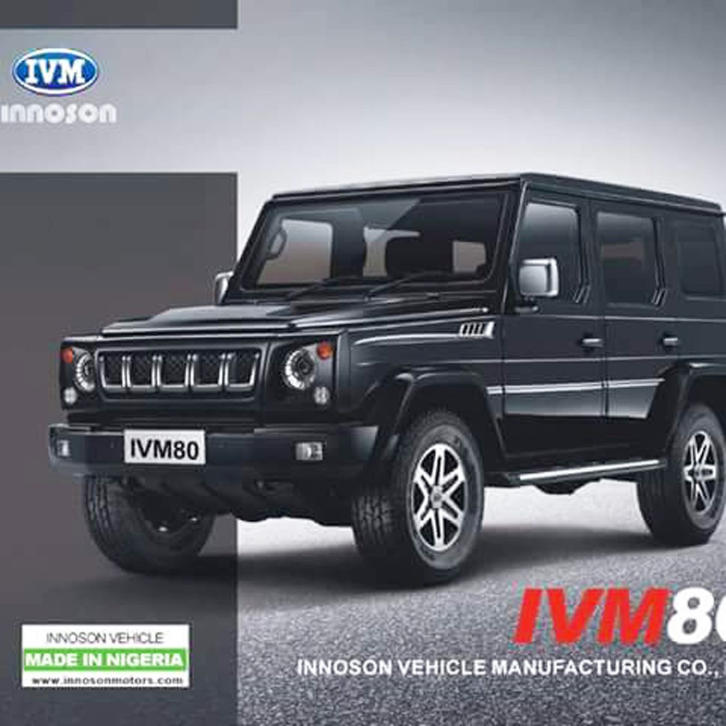 Check out Innoson's proposed model look for its madeinNigeria SUV