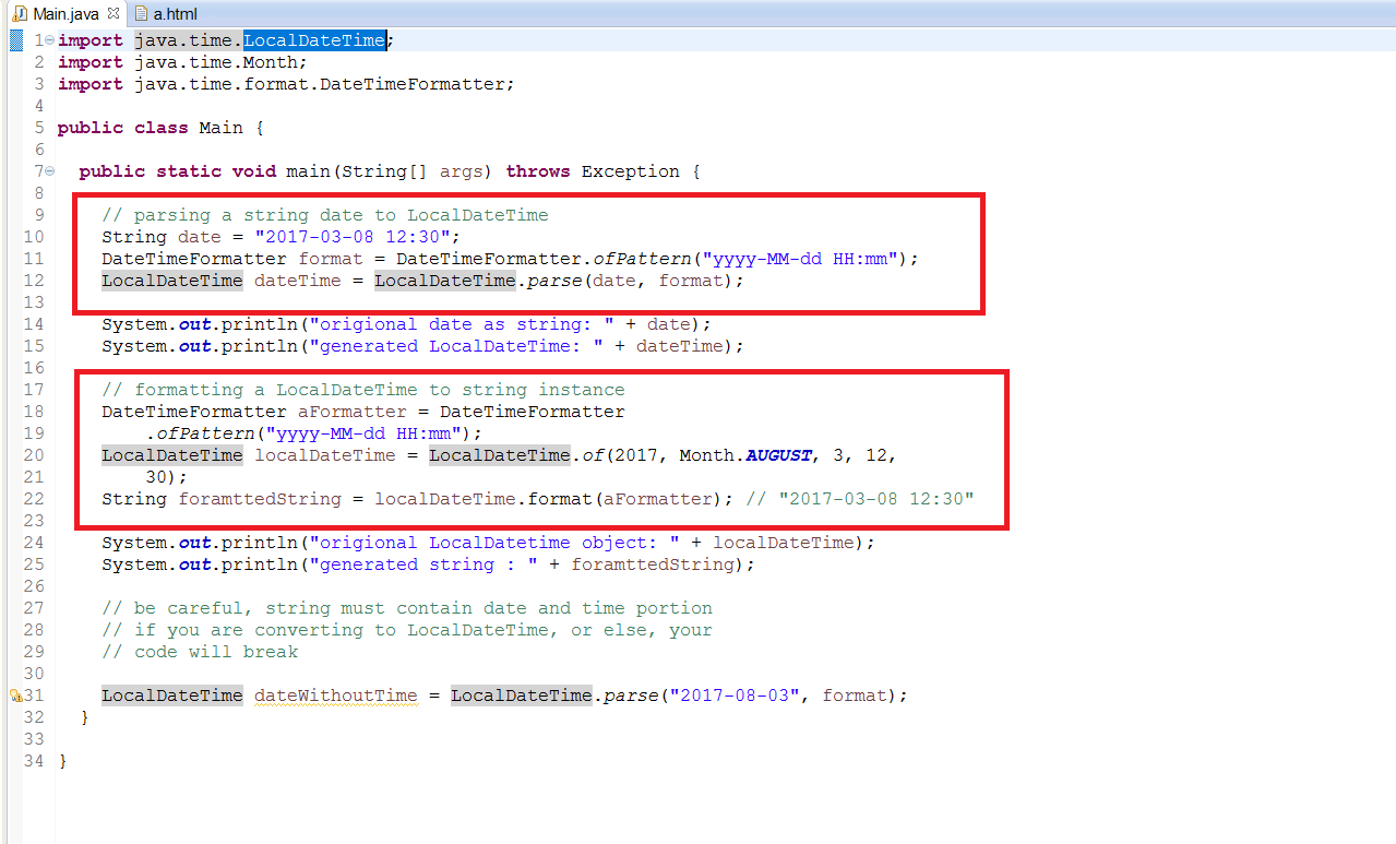 How To Format parse Dates With LocalDateTime In Java 8 Example Tutorial