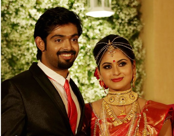 Actress Sruthi Lekshmi married Dr Avin Anto | Wedding Reception Photos