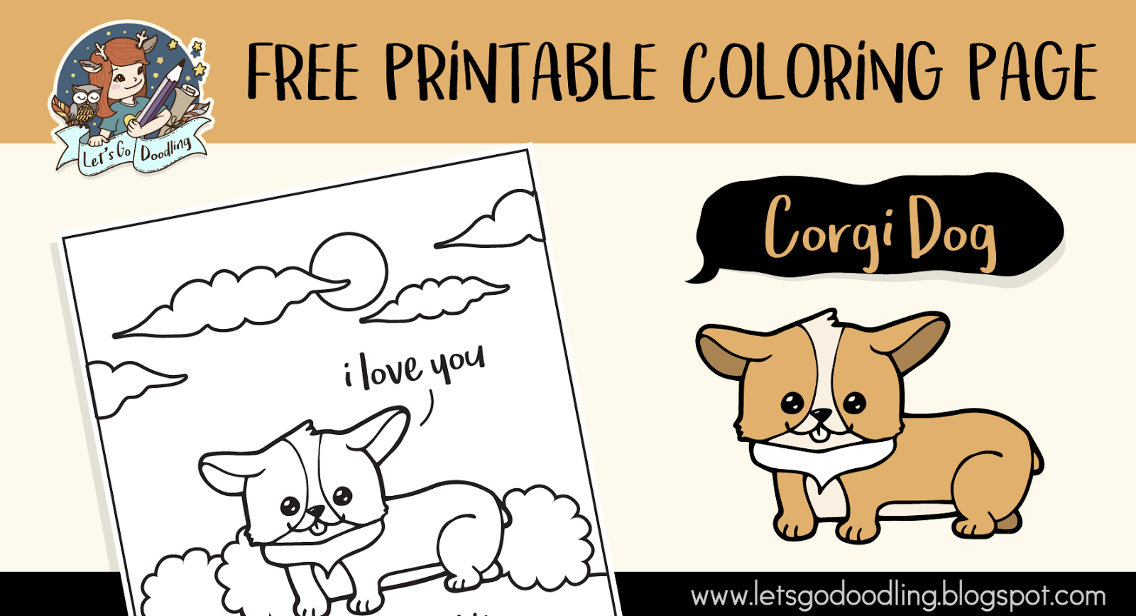 How To Draw Corgi Dog Easy Step By Step Drawing Tutorial