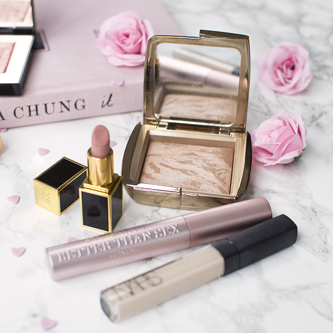 Tom Ford Liptisck, Too Faced Better Than Sex Mascara, Nars Radiant Creamy Concealer, Hourglass Bronzer