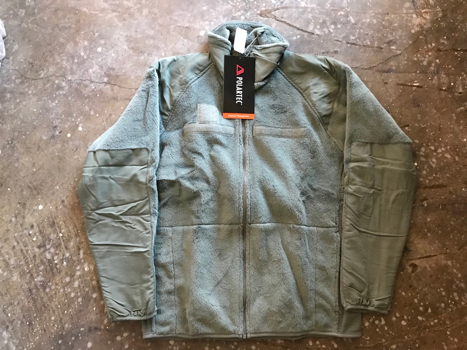 US Army Ecwcs L3 Fleecejacke Polartec Verde Foglia Piccola - Foto 8