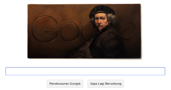 15 Juli 2013 Google Peringati Ultah 407 Tahun Rembrandt van Rijn