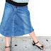 How to Make a DIY Jean Skirt Out of Denim Pants