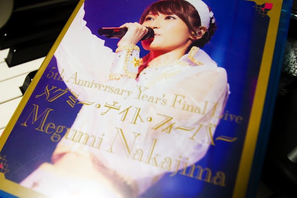 INTJ Blog: 【中島愛】5th Anniversary Year’s Final Live メグミー・ナイト・フィーバー [Blu