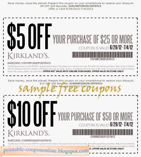 Printable Coupons 2022 Kirklands Coupons