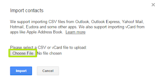 Click Choose File.