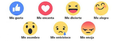 nuevas opciones de me gusta en facebook