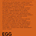 Egg London release Autmun schedule