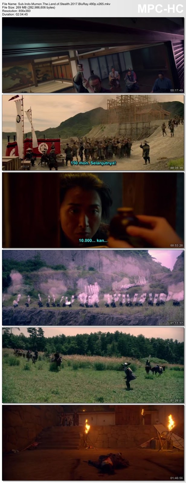 Screenshots Movie Sub.Indo.Mumon: The Land of Stealth aka Shinobi No Kuni aka Ninja Doi Dau Samurai.2017.BluRay.480p.x265.mkv Screenshots Movie Sub.Indo.Mumon: The Land of Stealth aka Shinobi No Kuni aka Ninja Doi Dau Samurai.2017.BluRay.480p.x265.mkv