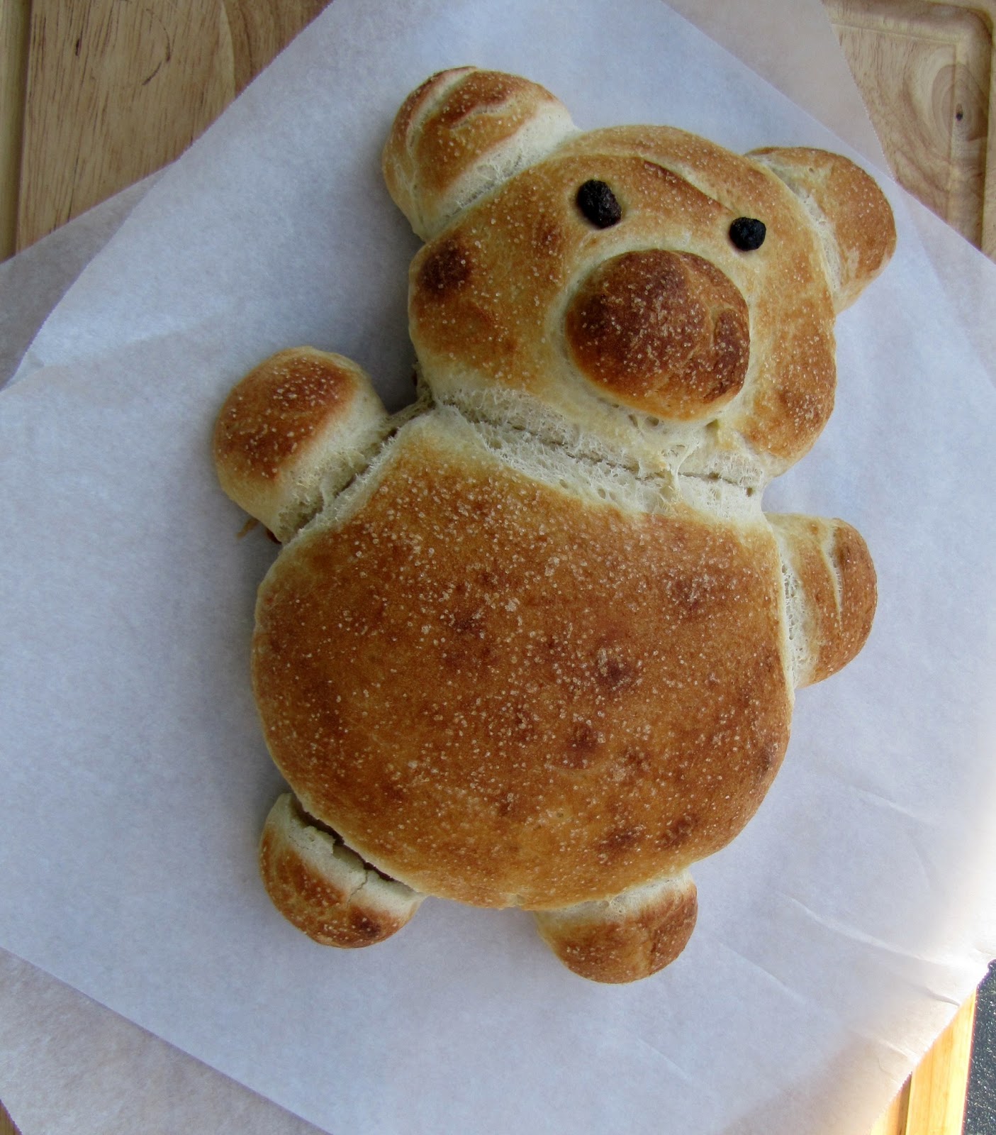 Rumbly in my Tumbly Teddy Bear Bread
