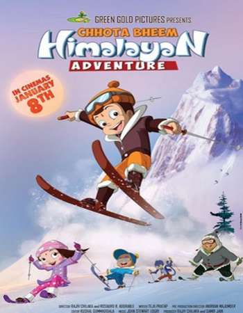 Chhota Bheem Himalayan Adventure 2016 Hindi 130MB DVDRip HEVC Mobile ESubs