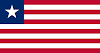 Logo Gambar Bendera Negara Liberia PNG JPG ukuran 100 px