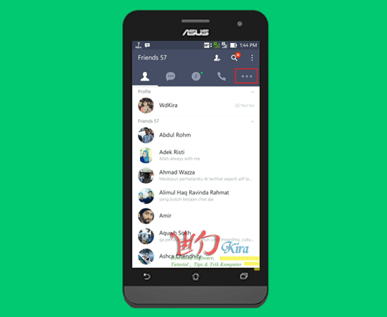 Wd-Kira, Cara membuat User Id Line baru yang baik dan benar serta mudah agar gampang dan mudah untuk menambahkan teman pada aplikasi line Messanger