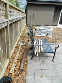 the danforth new garden design before by Paul Jung Gardening Services Toronto