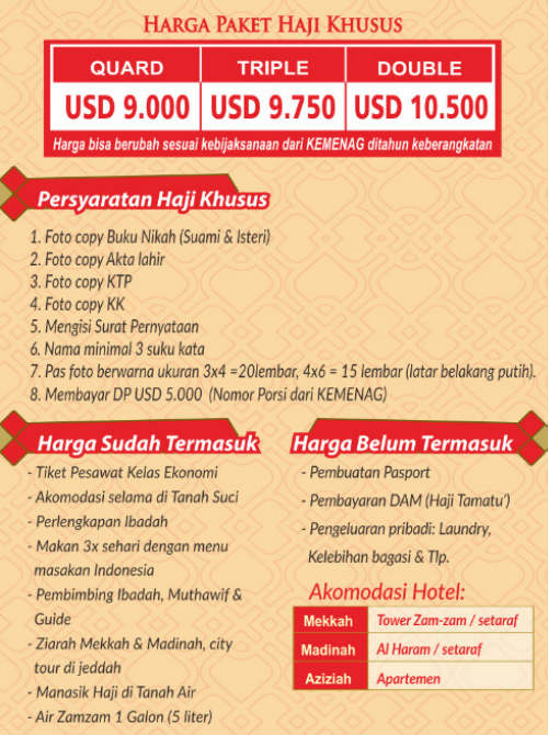 paket haji plus Al Hijaz 2018