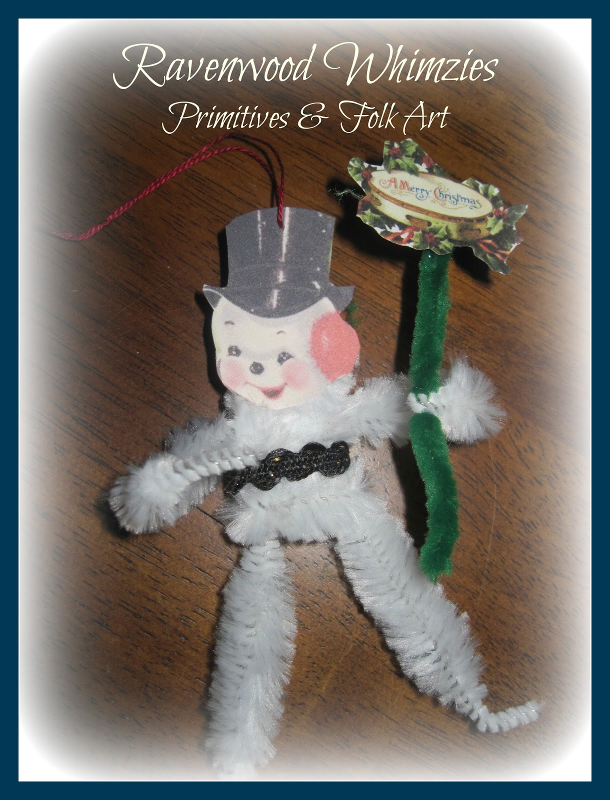 Ravenwood Whimzies Primitives & Folk Art Day 10 Victorian Chenille