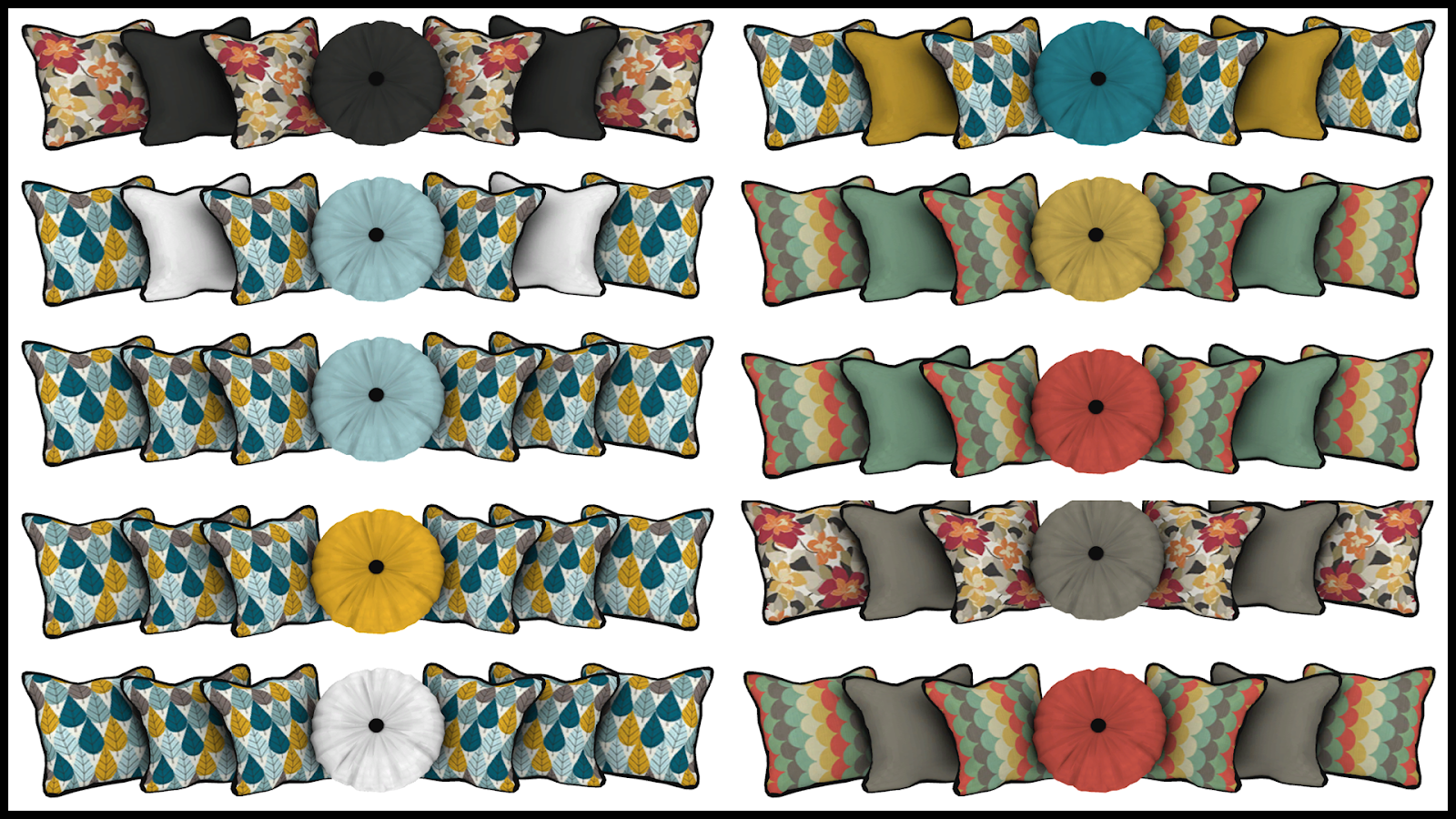 Download Sims 4 Pose Sofa Pillows {Misc Decor} Sims 4 Pose CC