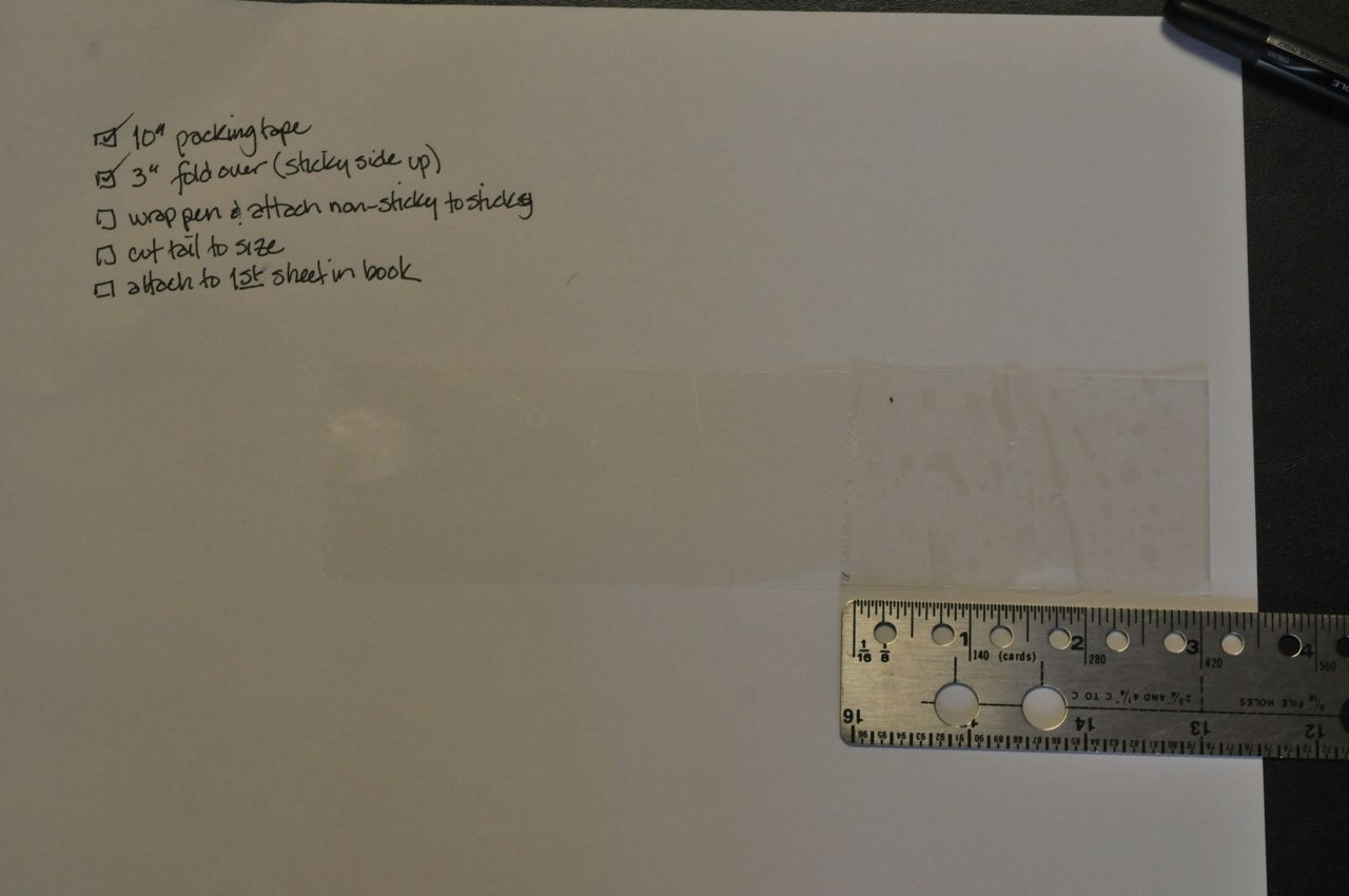 365 Journal Entries Moleskine Pen Holder Hack