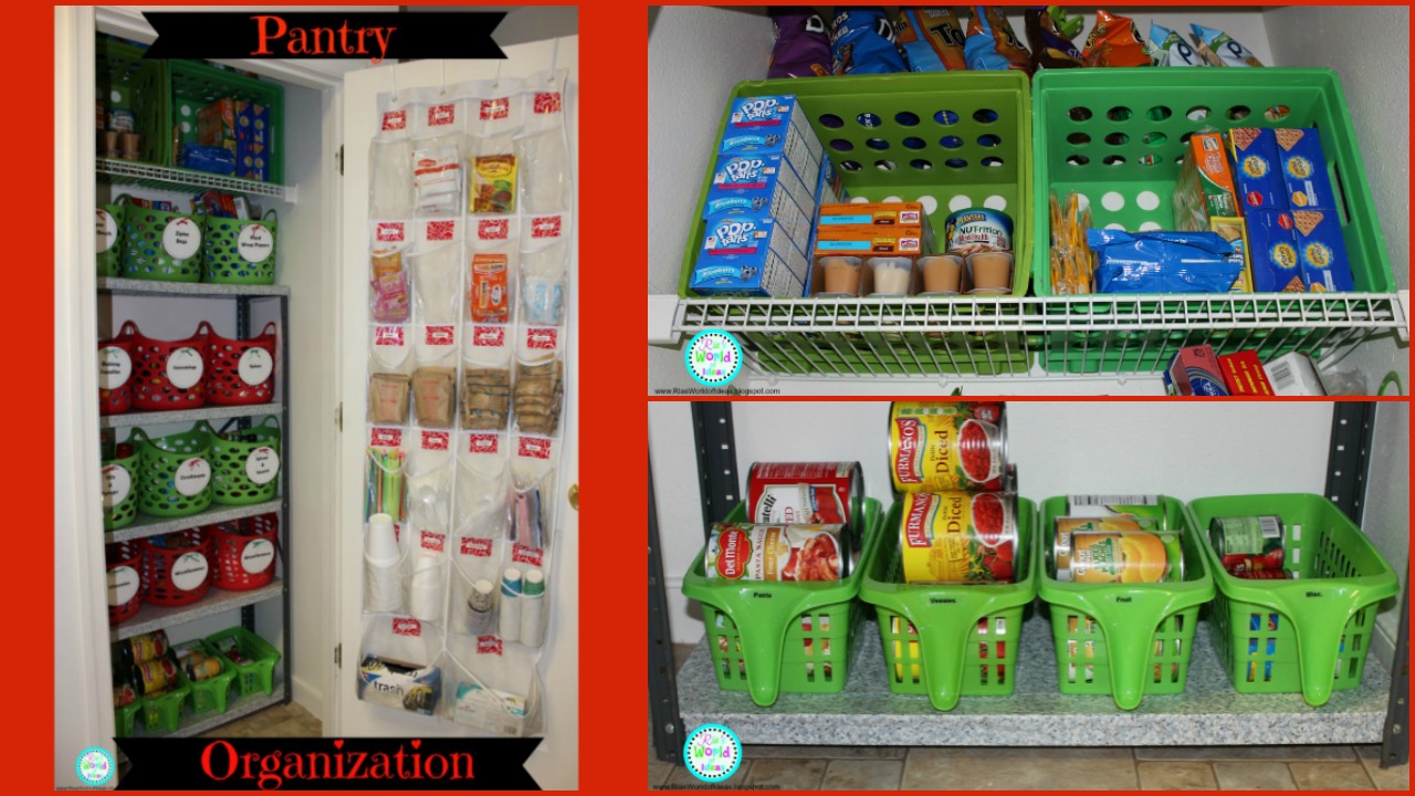 Ria's World of Ideas: Organized Snack Cabinet