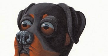 GSC Artwork: Rottweiler cartoon