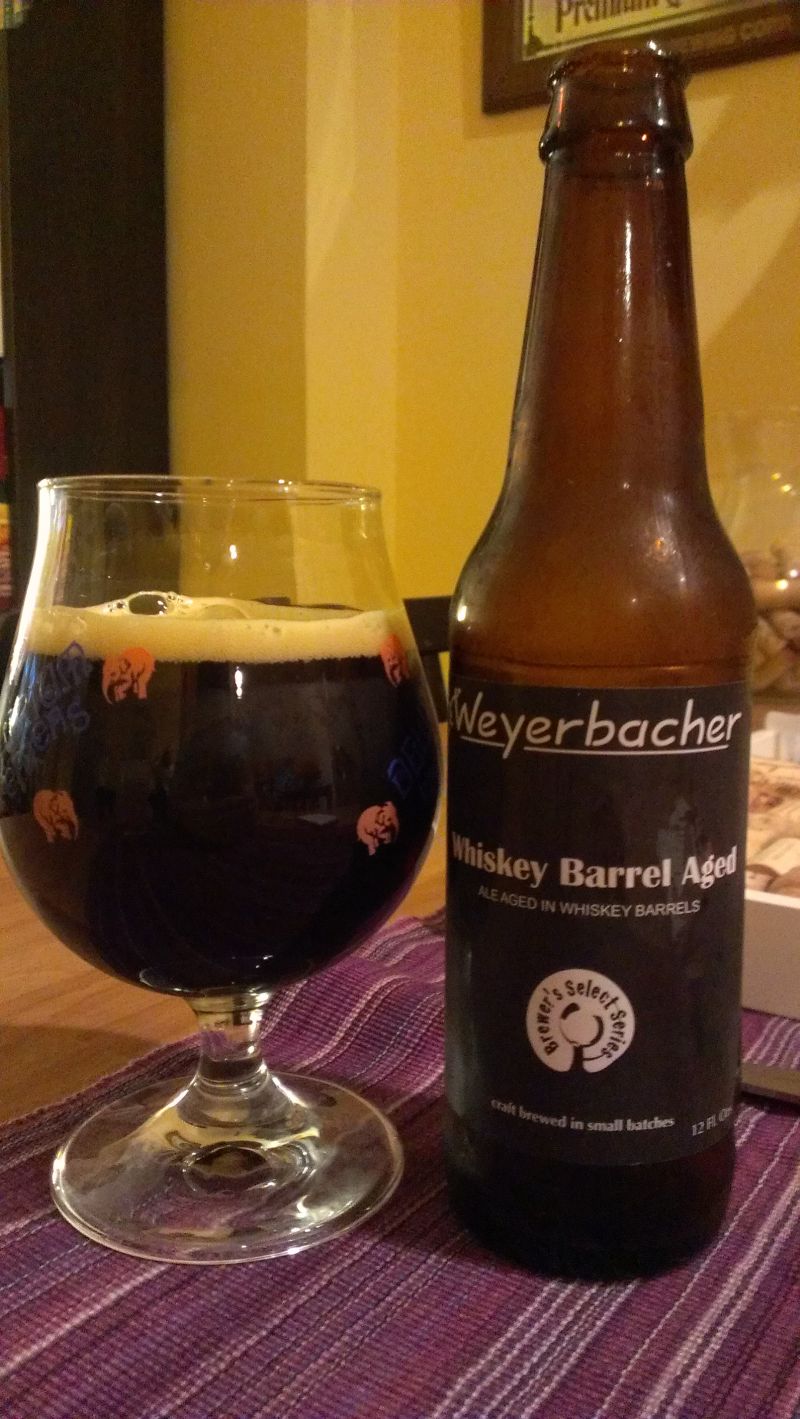 Rich on Beer Weyerbacher Whiskey Barrel Aged