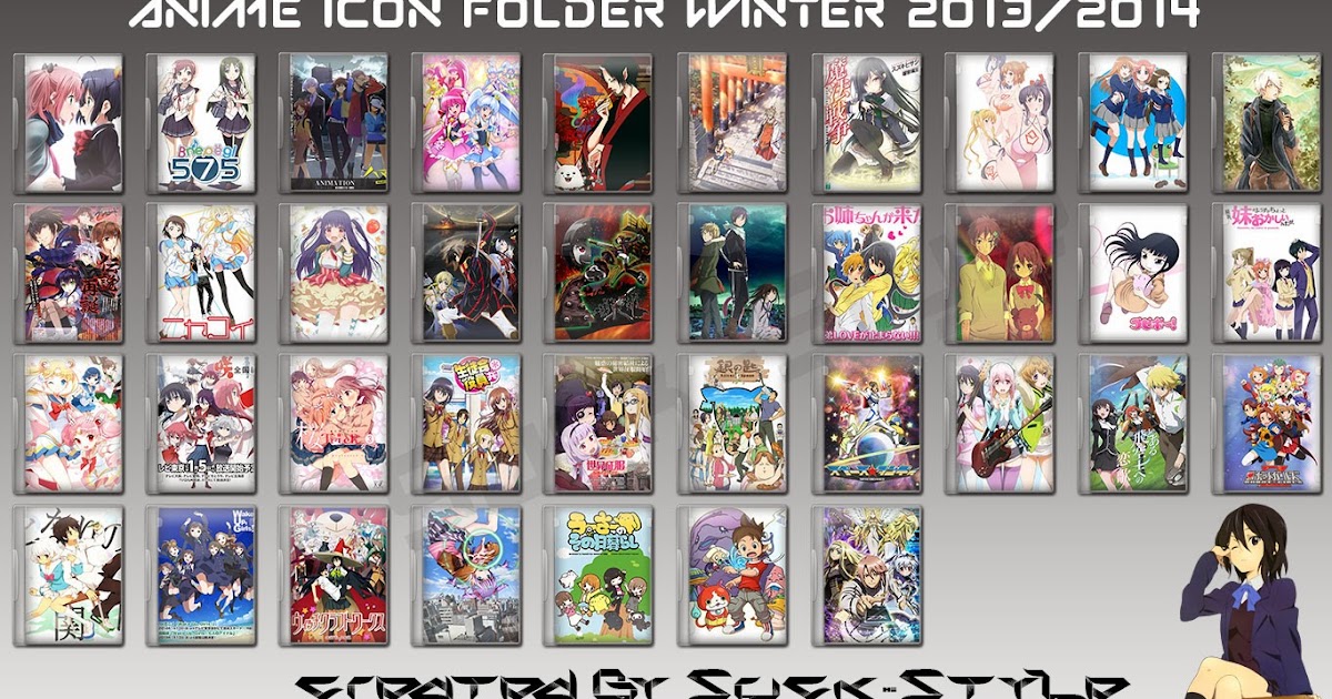 Anime Skin: Anime Icon Folder (DVD Case) Winter 2013/2014