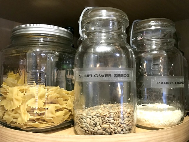 Mason Jar Organization In The Kitchen