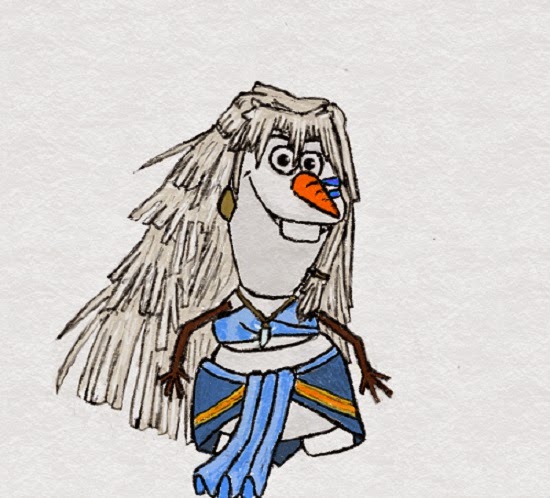 空中庭園と幻の飛行船 なんじゃそりゃ ディズニープリンセスがみんな アナと雪の女王 のオラフに