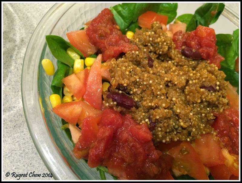 A Whole Food Life Quinoa Taco Salad