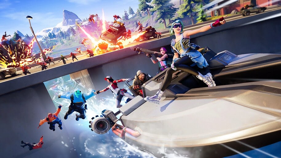 Fortnite, Motorboat, 4K, #7.516