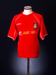 2004-05 Wrexham Home Shirt