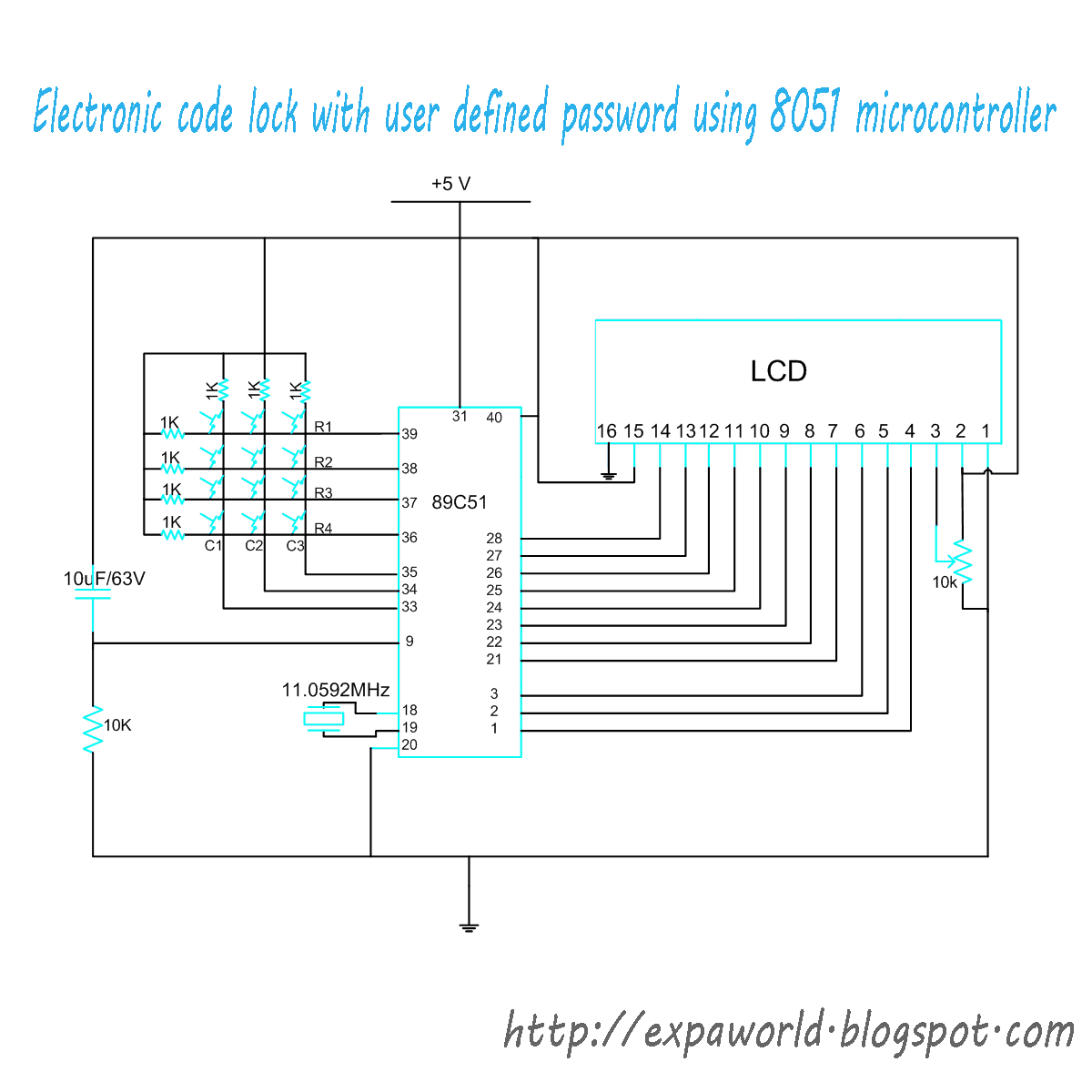 World Of Embedded Electronic Code Lock With User Defined