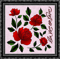 la vie en rose, bearbeitete Kreul-Vorlage la vie en rose, bearbeitete Kreul-Vorlage