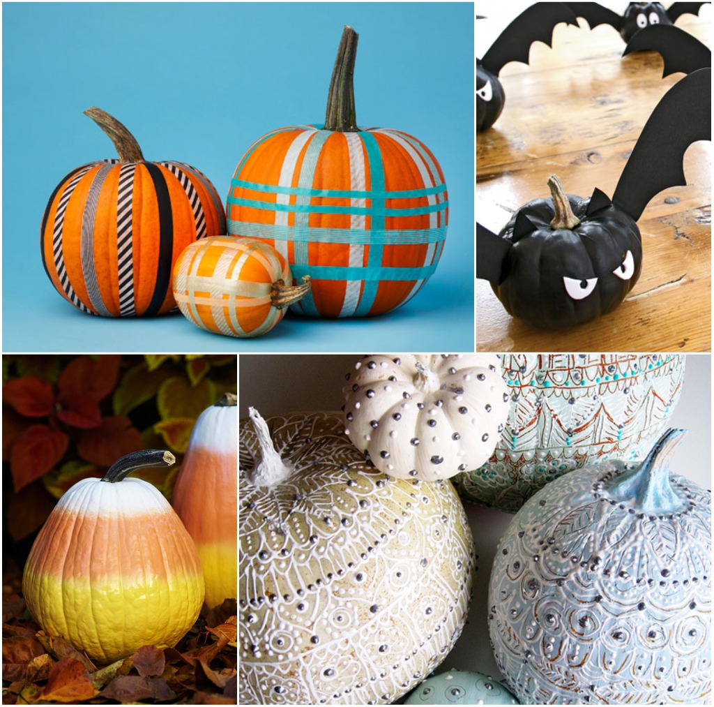 Omiyage Blogs: DIY - No Carve Pumpkin Ideas
