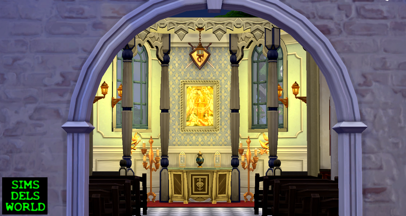 The Sims 4 Get To Church Mod My Sims 4 Blog: St.Mary Magdalene Church by SimsDelsWorld