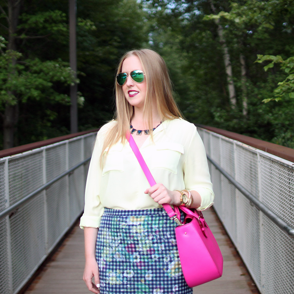 Gingham Goes Floral | style-blueprint