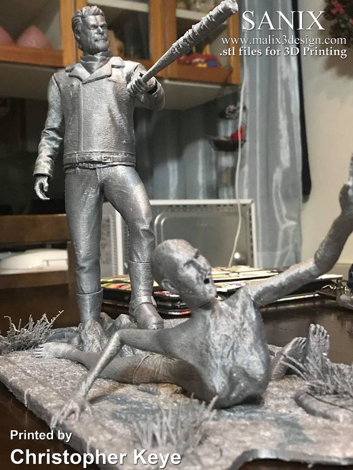The Walking Dead FULL Diorama for 3D Printing | www.malix3design.com