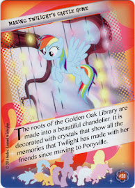 My Little Pony Making Twilight's Castle Home Equestrian Friends Trading Card