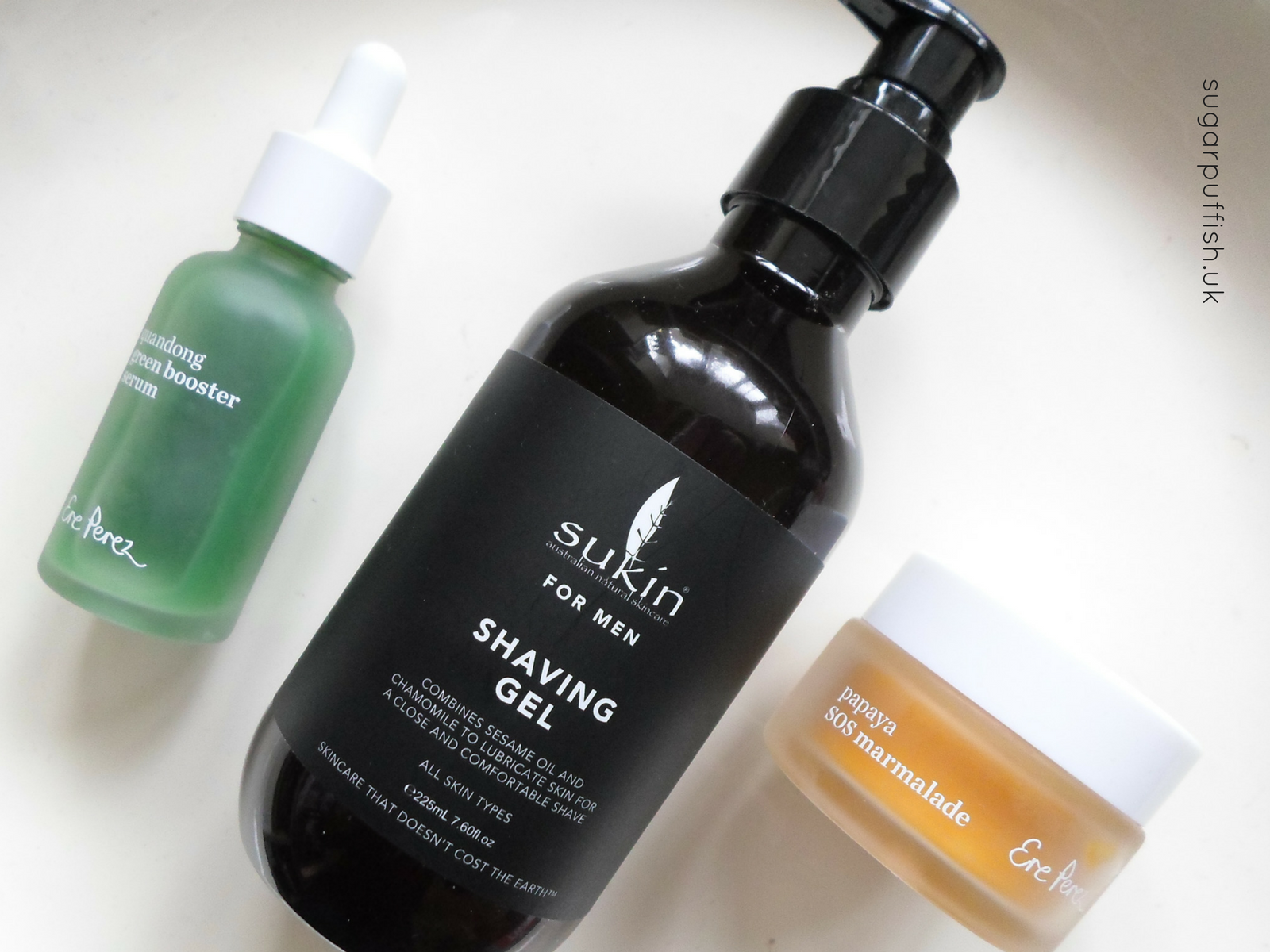 Ere Perez Papaya SOS Marmalade, Ere Perez Quandong Green Booster Serum, Sukin For Men Shaving Gel Ere Perez Papaya SOS Marmalade, Ere Perez Quandong Green Booster Serum, Sukin For Men Shaving Gel
