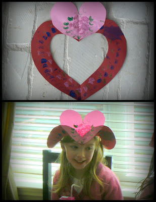 Having Fun at Home: Simple Valentines Day Hat