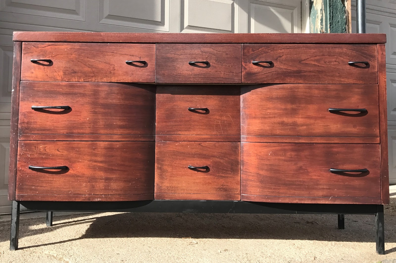 Circa Modern Mid Century Drexel Dresser With Steel Base Sold