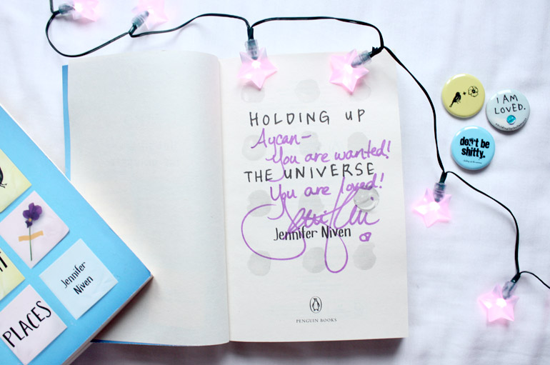 jennifer niven holding up the universe