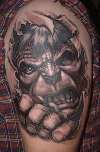 Tatuaje de Hulk