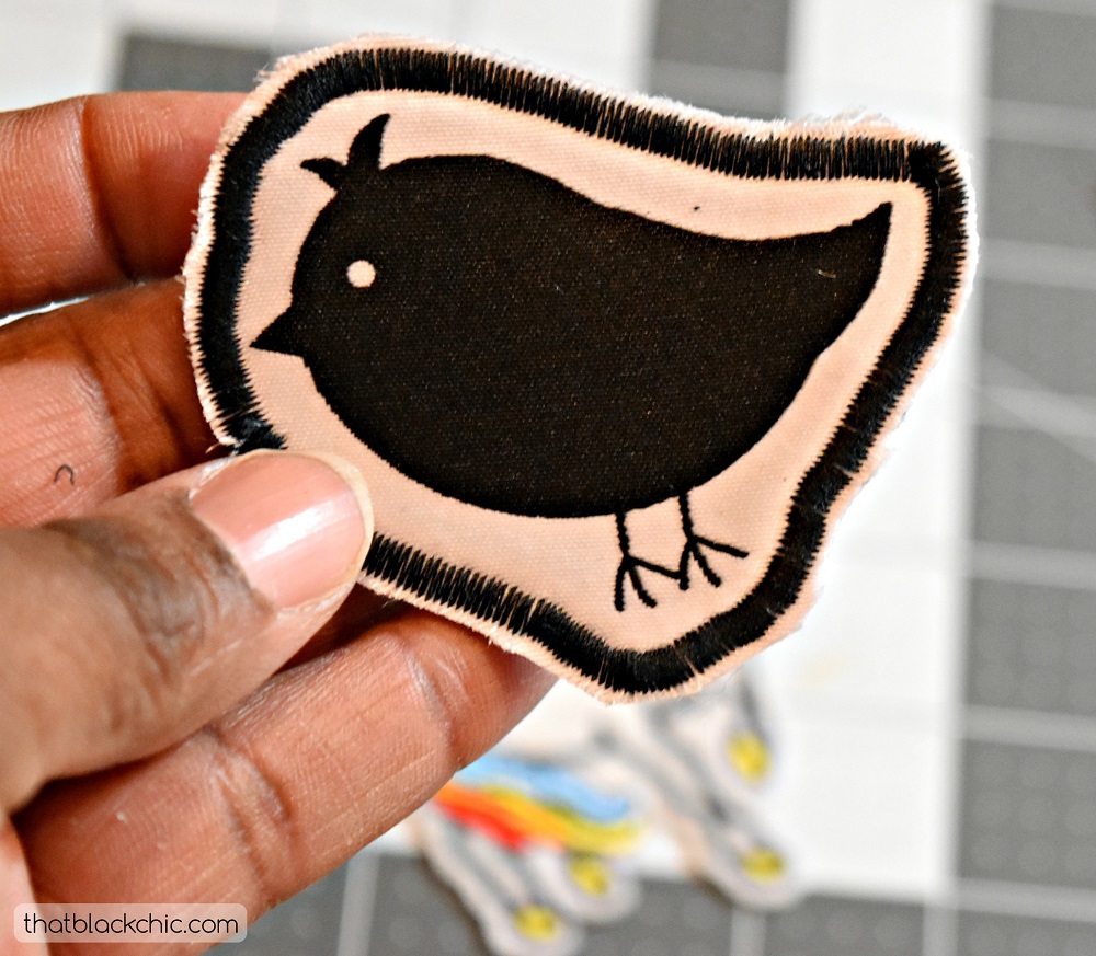 DIY patches made from clothing labels That Black Chic