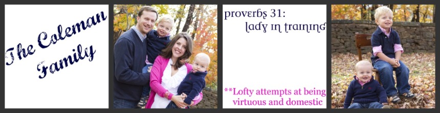 Proverbs 31: Lady in Training
